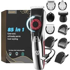 40 Precision Men's Beard Trimmer with Foil Shaver, Electric Shaver, All-in-1 Beard Trimmer & Razor, Hair and Beard Trimmer for All Body Hair