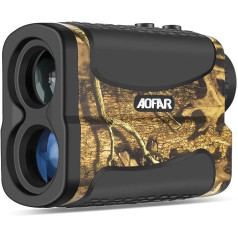 AOFAR HX-700N Golf Rangefinder, Hunting, 700 Yards, Waterproof, Archery Rangefinder, Distance and Speed Mode, Free Battery, Handbag, Range Finder