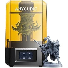 ANYCUBIC Photon Mono M5s 12K sveķu 3D printeris, bez viedās izlīdzināšanas, 3 reizes ātrāks, 10,1 collu vienkrāsains LCD ekrāns, drukas izmērs 218 x 123 x 200 mm, lietošanai ar ātrdarbīgiem sveķiem