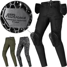 SHIMA Giro 2.0 Motorradhose Damen und Herren mit 4 Airforce Protektoren und Aramid Hose Jeans Cargo