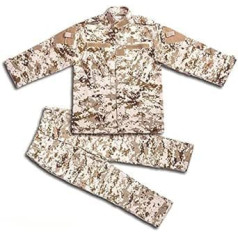 H World EU Tactical Airsoft Bērnu apģērbs Bērnu BDU Medības Militārās maskēšanās kaujas formas tērps jaka krekls un bikses, AOR1