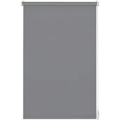 GARDINA Roller Blind for Clamping or Gluing, Daylight Blind, Opaque, All Mounting Parts Included, EASYFIX Roller Blind, Plain, 90 x 210 cm