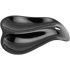 Hutzler Gourmac Twin Double Two Spoon Kitchen Utensil Melamine Rest Holder - Black by Hutzler