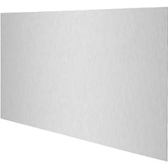 Compactor RAN6472 Spritzwand/Memoboard für Küchenwand, magnetisch, Edelstahl, Silber, Dicke 0,6 mm, 50 x 90 cm