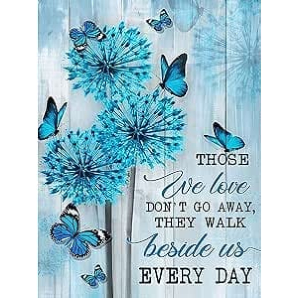 Butterfly Diamond Painting Dandelion Diamond Art Set Inspirational Diamond Painting Art Inspirational Sets for Adults Kids Wall Decor 30x40cm