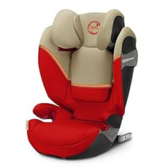 Cybex Gold Solution S-Fix child car seat, For cars with and without ISOFIX, Group 2 / 3 (15 - 36 kg), from approx. 3 to approx. 12 Years, Autumn Gold