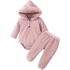 0 to18 Months Cute Bodysuits for Toddler Unisex Children's Long Sleeve Pants Set Sweater Guard Pants Set Little Kid Casual Bodysuits