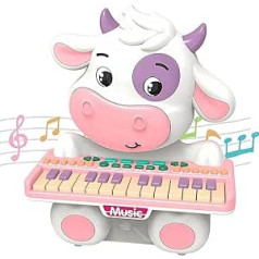 Children's Piano, Keyboard with 6 Instrument Settings, Children's Piano with Functions such as Nursery Rhymes, Stories, Dance Music and Lighting, Piano Kids, Musical Instruments Children from 3 Years