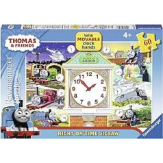 Thomas the Tank Engine - Right on Time (60 PC Puzzle with Movable Clock Hands)