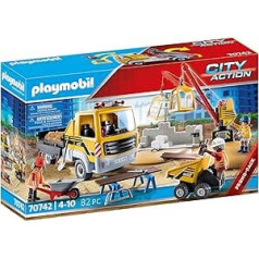 Playmobil City Action 70742 būvlaukums ar pašizgāzēju no 4 gadiem