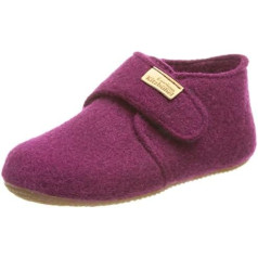 Living Kitzbühel Girls' Baby Velcro Shoes Felt Plain Colours Slippers