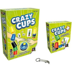 Trakās krūzes + Crazy Cups Plus + 1 pudeļu attaisāmais Blumie (Crazy Cups + pagarinājums)