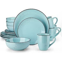 Vancasso galda piederumu komplekts, Navia keramikas trauku komplekts, kombinētie komplekti, vintage izskats, dabisks dizains.