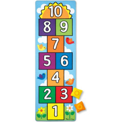 Melissa & Doug 96152 Hop & Count Hopscotch paklājs, daudzkrāsains