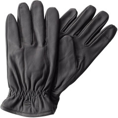 camel active Men's Leather Gloves with Touchscreen Function