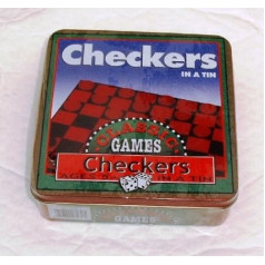 Checkers in a Tin - Classic Games.