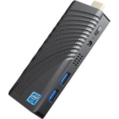 Nipogi Mini PC Stick, Intel Celeron N4000 Compute Stick, 4 GB DDR4 64 GB eMMC Stick PC atbalsts 4K HDMI, Bluetooth, WiFi, pārnēsājams mini dators biznesam, mājas birojam, ceļojumiem