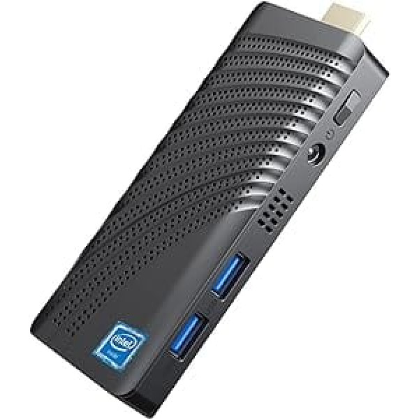 Nipogi Mini PC Stick, Intel Celeron N4000 Compute Stick, 4GB DDR4 64GB eMMC Stick PC Support 4K HDMI, Bluetooth, WiFi, Portable Mini Computer for Business, Home Office, Travel