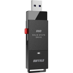 Buffalo 2 TB SSD ievietojiet portatīvo SSD — ar USB 3.2 A&C saderīgu cietvielu diska ārējā atmiņa