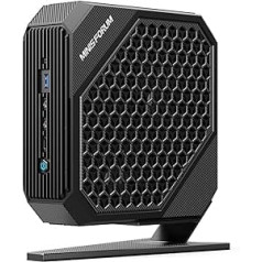 Minis Forum Neptune Series HX80G AMD Ryzen 7 5800H 32GB RAM 512GB SSD ar AMD Radeon RX 6600M Wi-Fi 6E/BT5.2, 2xHDMI, 2xDisplayPort, RJ45 2.5G, PCI 2X Slott USB 2.5G, PCI 2X Slot3.