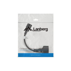 Lanberg power cable extension IEC 320 C14 -> Schuko(f), 20cm