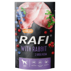 Dolina noteci rafi rabbit, blueberry, cranberry - wet dog food - 500 g