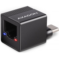 Axagon Ade-Minic Gigabit Ethernet adaptera tīkla karte, USB-A 3.2 Gen 1, mini automātiskā instalēšana