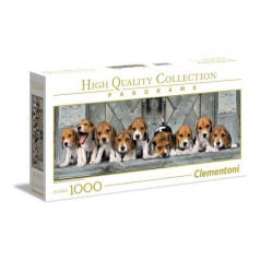 1000 pieces panorama high quality beagles