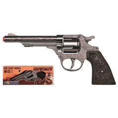 Cowboy revolver, 8 bullets, metal gonher 80/0