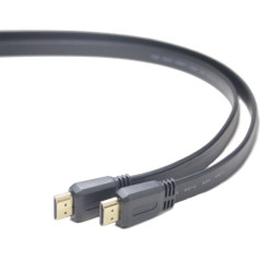 HDMI-HDMI v2.0 3D TV ātrgaitas Ethernet kabelis 1 m plats (apzeltīti uzgaļi)