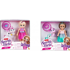 Zuru Sparkle Girlz 4,7 collu princešu lelle ar dzīvniekiem