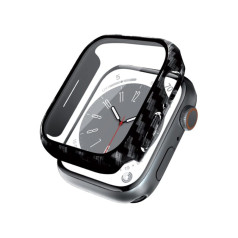 Crong Hybrid watch case apple watch 45mm carbon case with glass