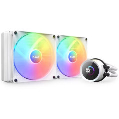 Nzxt water cooling kraken 280 rgb lcd white rl-kr280-w1