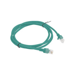 Lanberg pcu5-10cc-0150-g plākstera vada kabelis (rj45 - rj45; 1,5 m; utp; cat. 5e; zaļa krāsa)