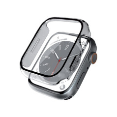 Crong Case with glass hybrid watch case apple watch 45mm clear