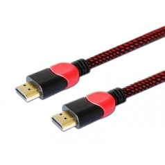 HDMI 2.0 cable dedicated to PC, red and black, 3 m, gcl-04