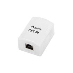 Lanberg os5-0001-w surface-mounted socket (rj-45; cat. 5e; ftp; white)
