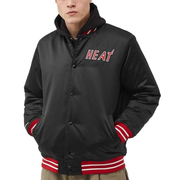 Mitchell & Ness Mitchell & Ness NBA smagsvara atlasa jaka Miami Heat M OJBF3413-MHEYYPPPBLCK / XXL