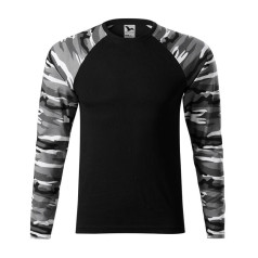 Malfini Camouflage LS M T-krekls MLI-16632 maskēšanās pelēks / 3XL