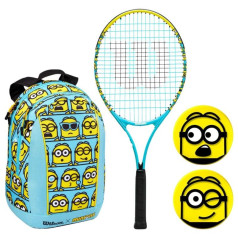 Tenisa rakete Wilson Minions 2.0 Kit 25 ar mugursomu 3 7/8 Jr WR097510F / N/A