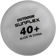Sunflex IOoutdoor galda tenisa bumbiņa 6 gab.S20611 / balta
