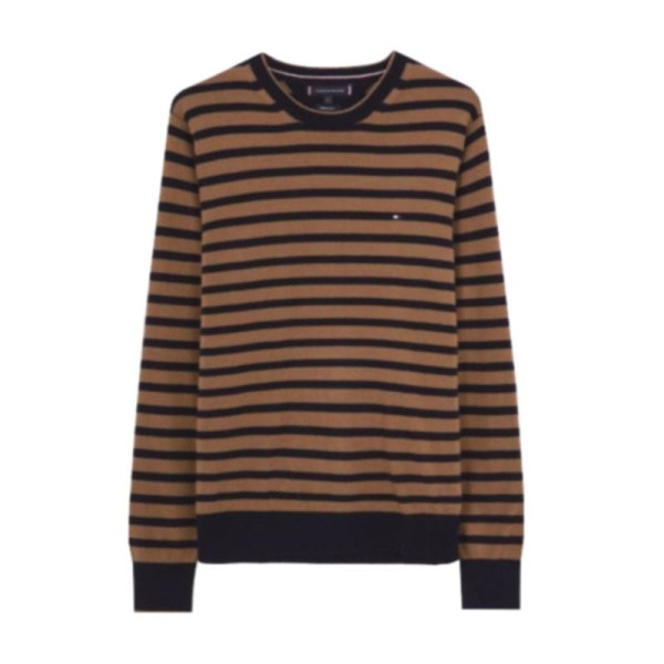 Tommy Hilfiger smalka izmēra merino džemperis ar C kakla izgriezumu M MW0MW25410 / XL