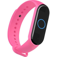 Fusion wave siksniņa pulkstenim Xiaomi Mi Band 5 rozā