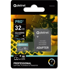 Platinet PRO1 32GB Micro SDHX Class 10 Atmiņas Karte