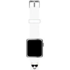 Karl Lagerfeld Choupette Head Watch Strap for Apple Watch 38|40mm White