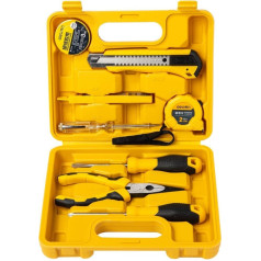 DELI TOOLS household tool Set 8pcs|set Yellow