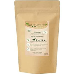 L Herbe Haute L'Gras Haute Diatomaceous Earth White Food Safe - 1.5kg Force - Can be Used in Organic Agriculture - Natural Origin Without Chemical Conversion - Many Uses