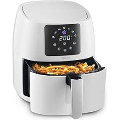 SENYA SYCK-AF002W karstā gaisa cepeškrāsns, bez eļļas, daudzfunkcionāls, 4,5 l, balts, My Air Cook, 7 automātiskās programmas, 1400 W