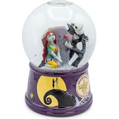 Disney Nightmare Before Christmas Jack & Sally Light-Up Snow Globe 6 Inches