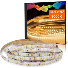 Mextronic LED Strip LED Strip 2835 Warm White (3000K) CRI 92 72 W 5 Metres 24 V IP44